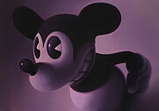 Gottfried Helnwein, Purple Mouse 2, 2010, 155 x 221 cm, mixed media - oil and acrylic on canvas Gottfried Helnwein, Purple Mouse 2, 2010, 155 x 221 cm, mixed media - oil and acrylic on canvas